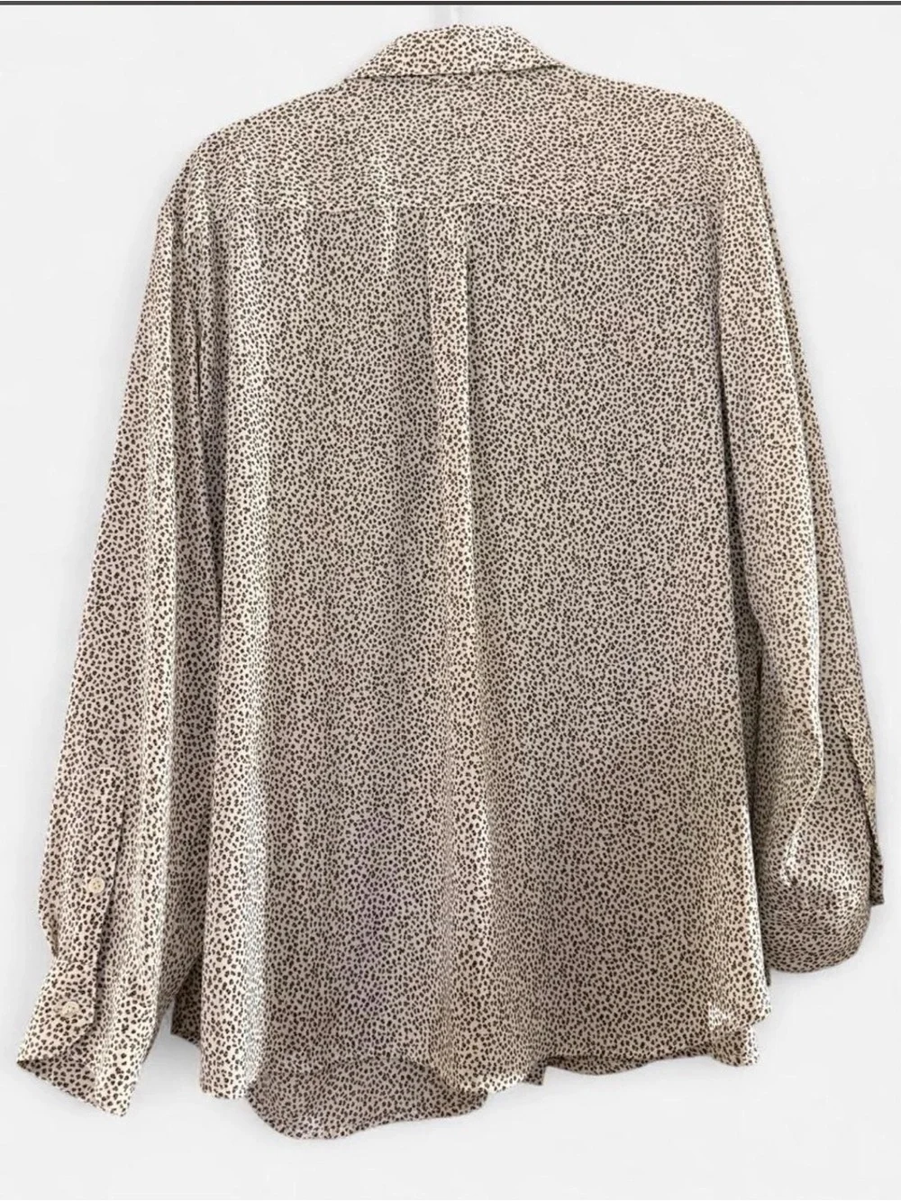 Banana Republic Woman’s Leopard Print Button-Up Shirt